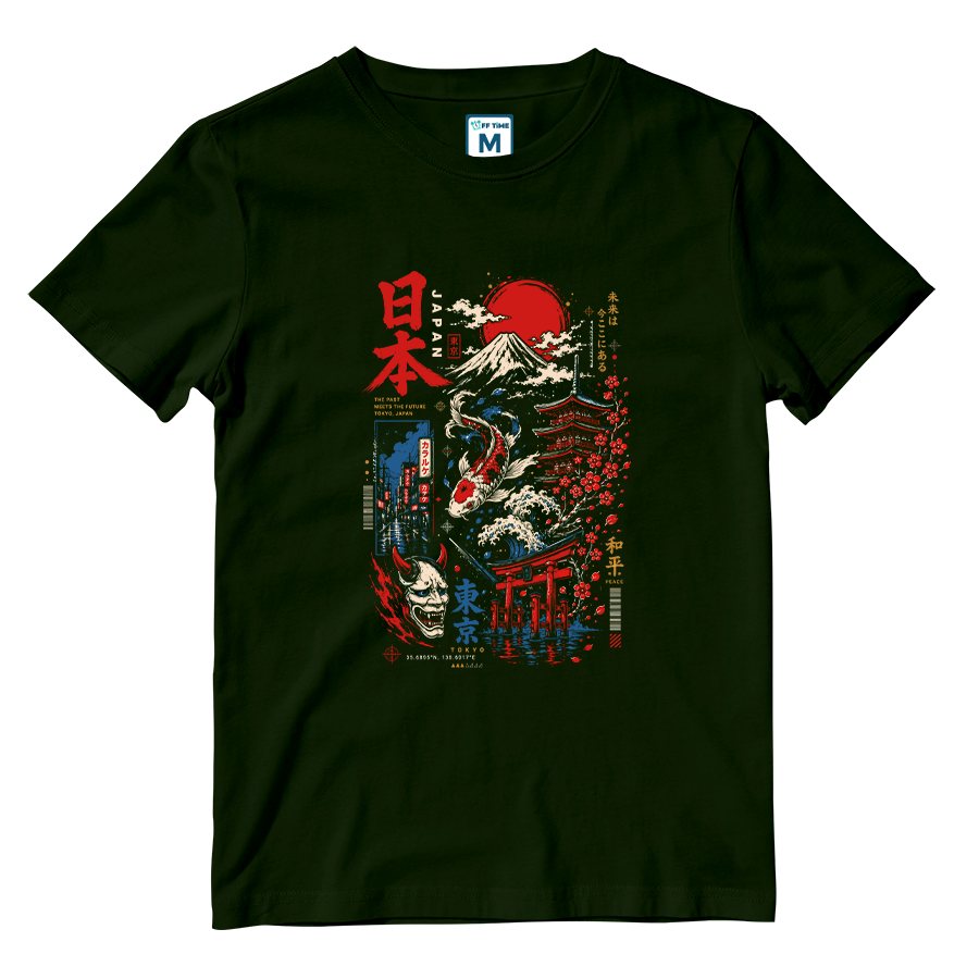 Cotton Shirt: Japan Koi