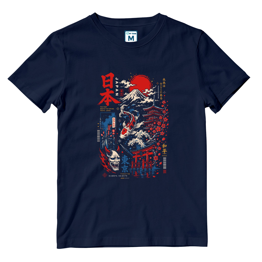 Cotton Shirt: Japan Koi