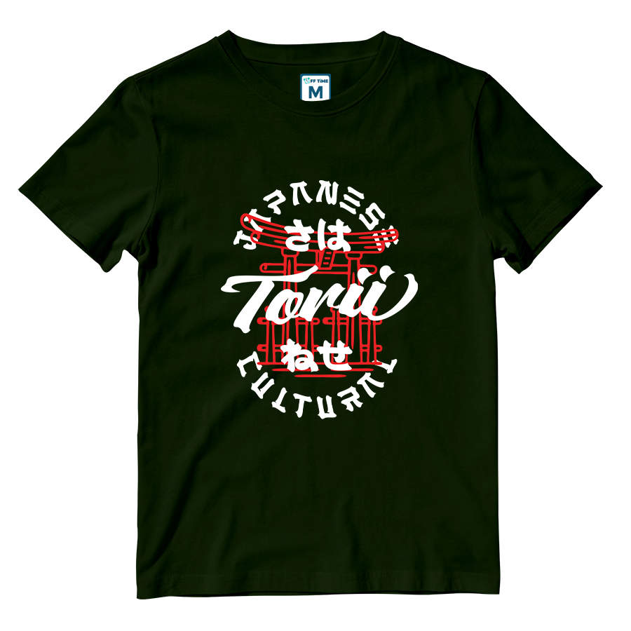 Cotton Shirt: Japanese Torii