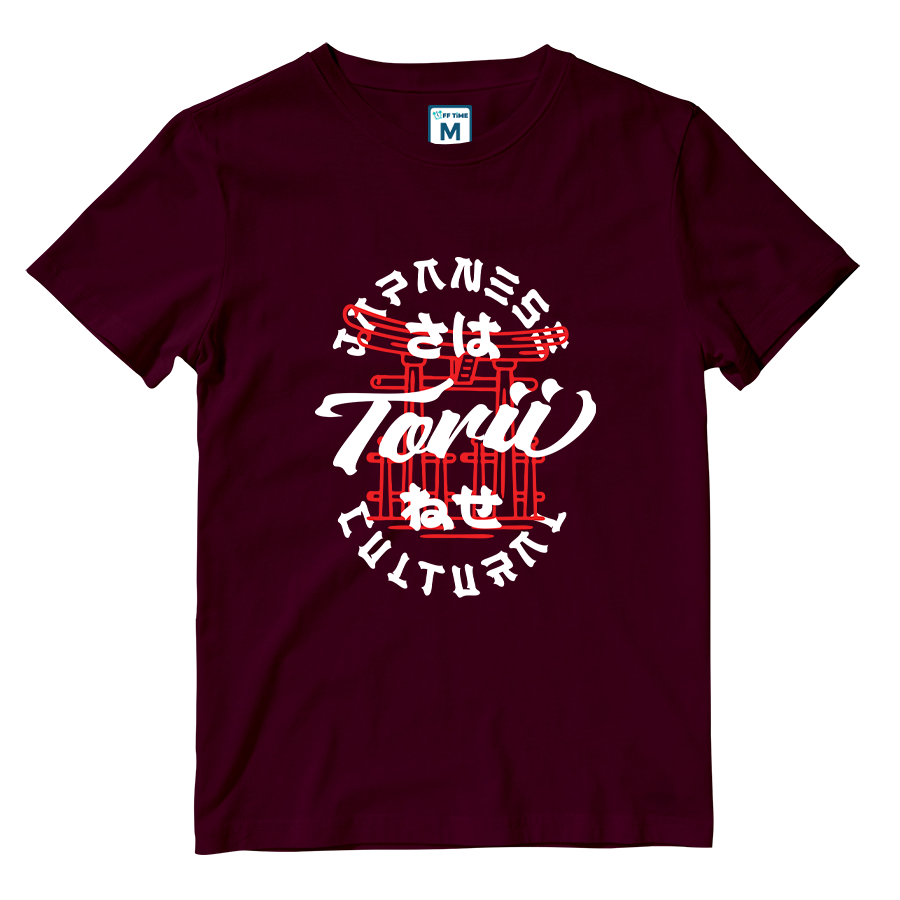 Cotton Shirt: Japanese Torii