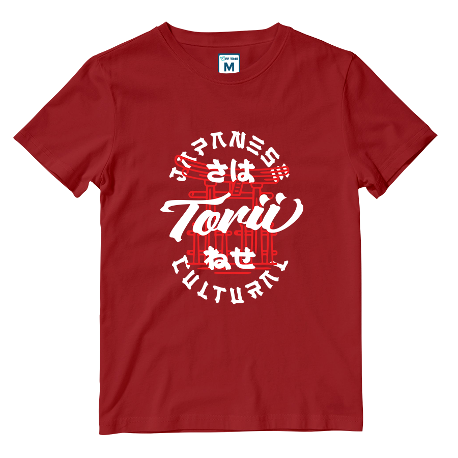 Cotton Shirt: Japanese Torii