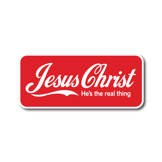 Acrylic Vehicle Badge: Jesus Cola