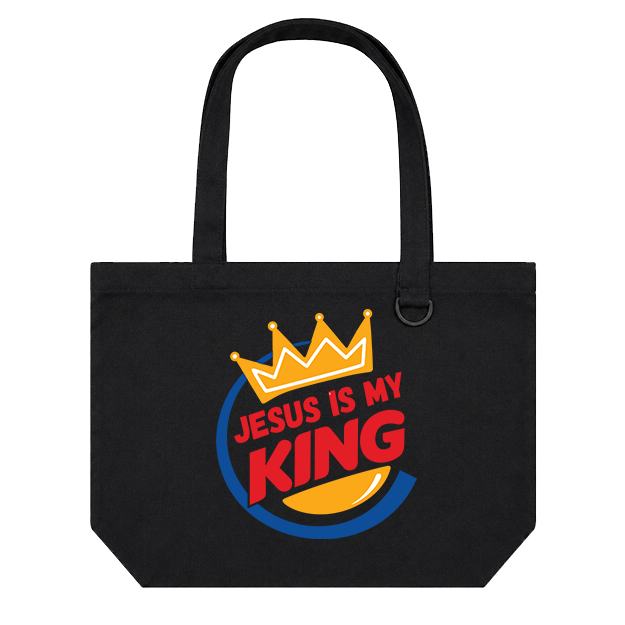 Landscape Tote Bag: Jesus King