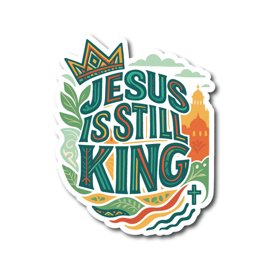 Acrylic Vehicle Badge: Jesus King