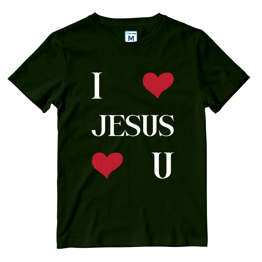 Cotton Shirt: Jesus Loves U