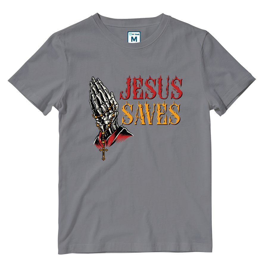Cotton Shirt: Jesus Saves