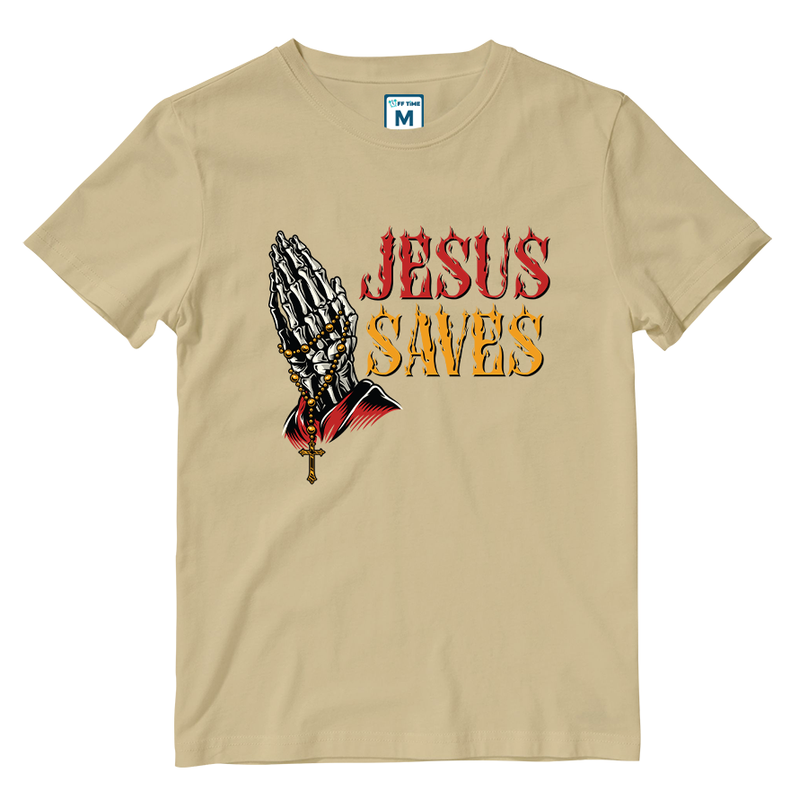 Cotton Shirt: Jesus Saves