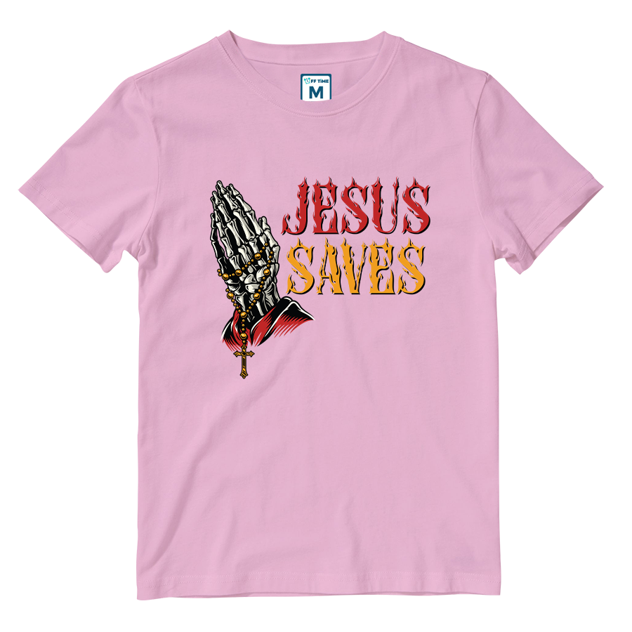 Cotton Shirt: Jesus Saves