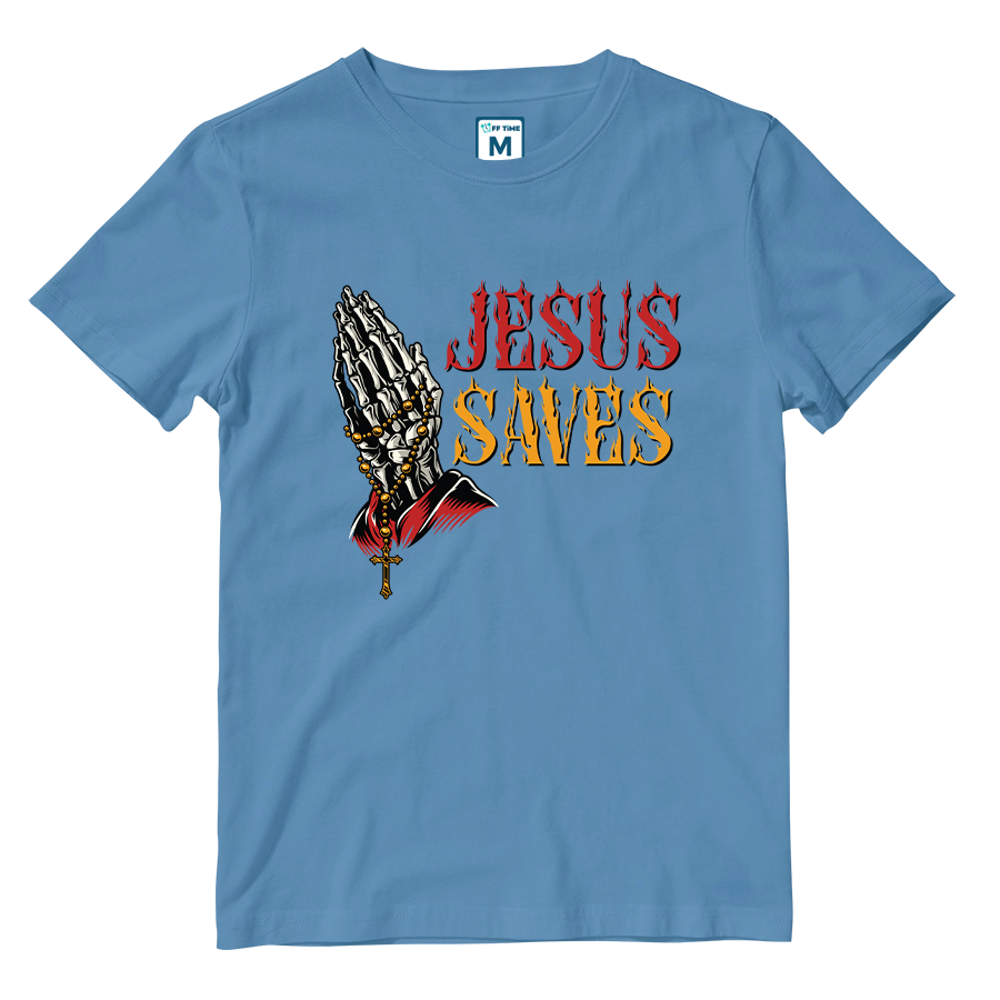 Cotton Shirt: Jesus Saves