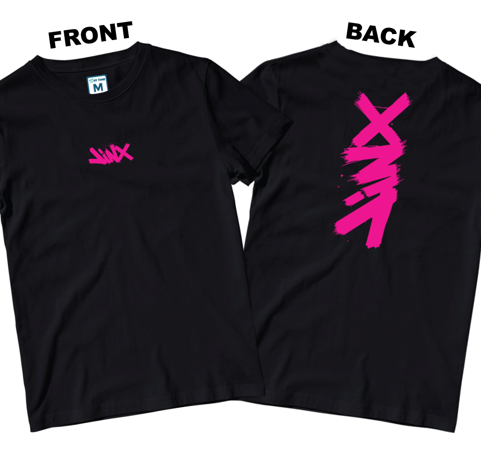 Cotton Shirt: Jinx Spray Paint (Front and Back)