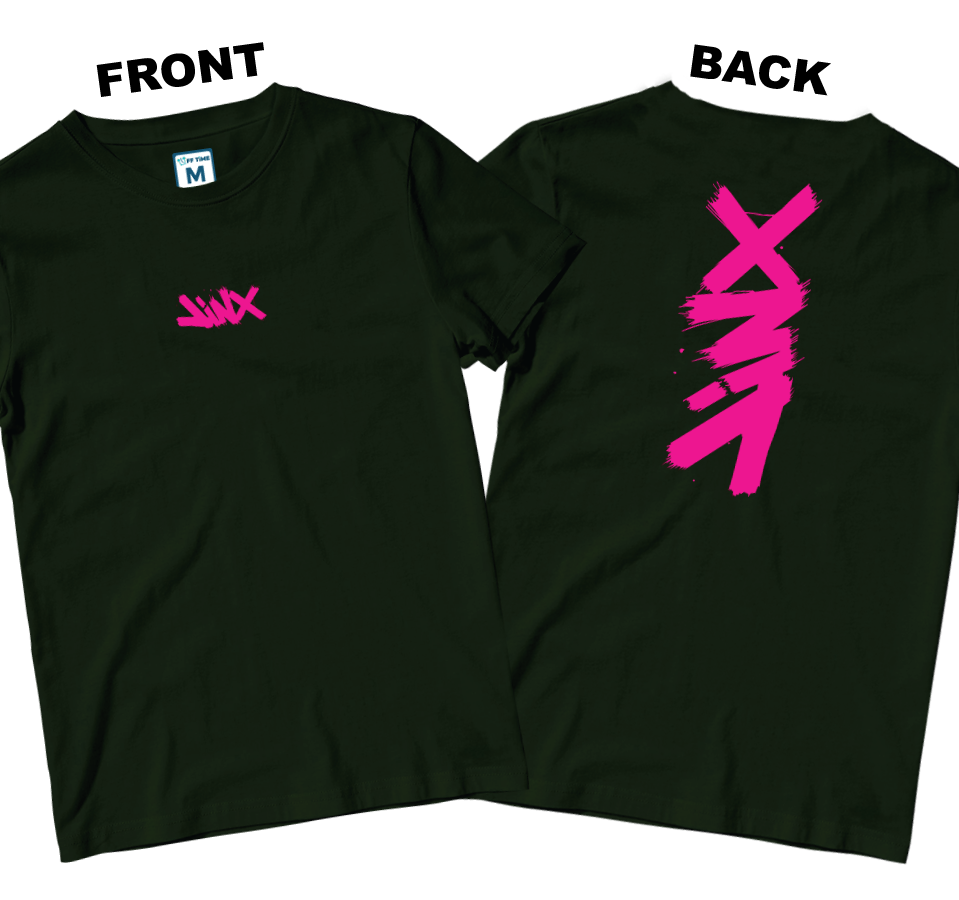 Cotton Shirt: Jinx Spray Paint (Front and Back)