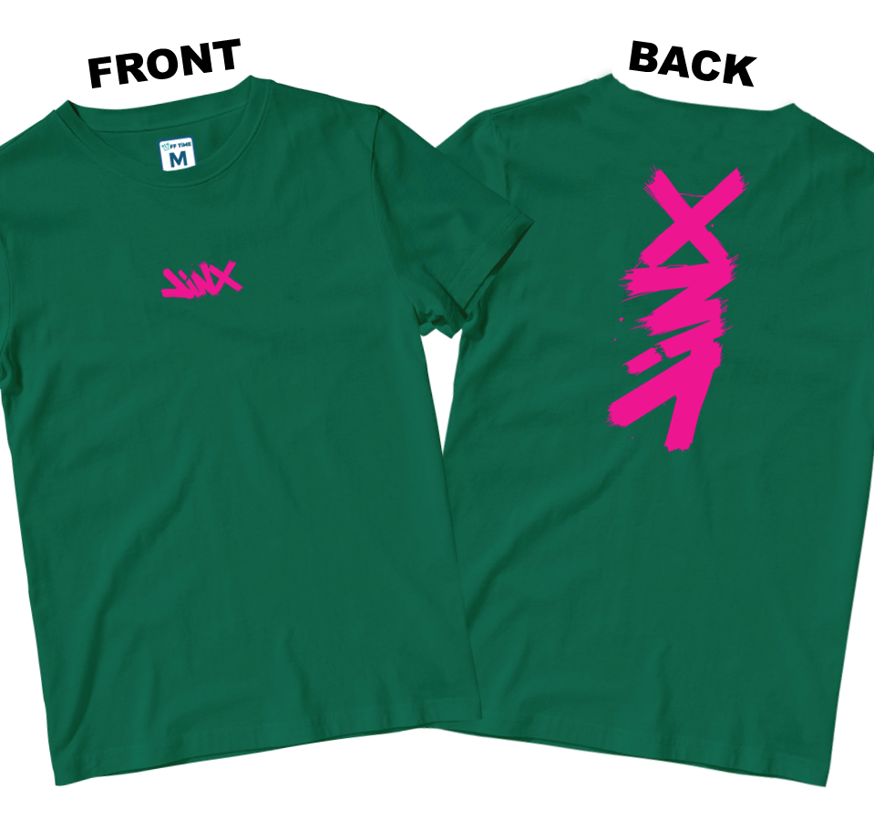 Cotton Shirt: Jinx Spray Paint (Front and Back)