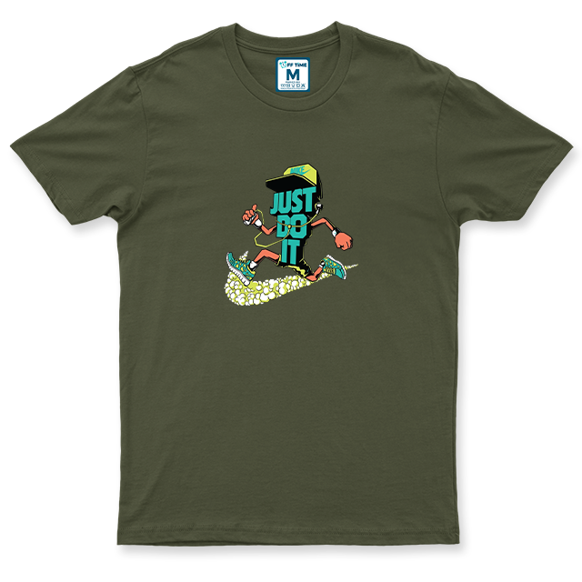 Drifit Shirt: Just Do it Run