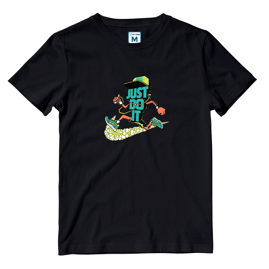 Cotton Shirt: Just Do it Run