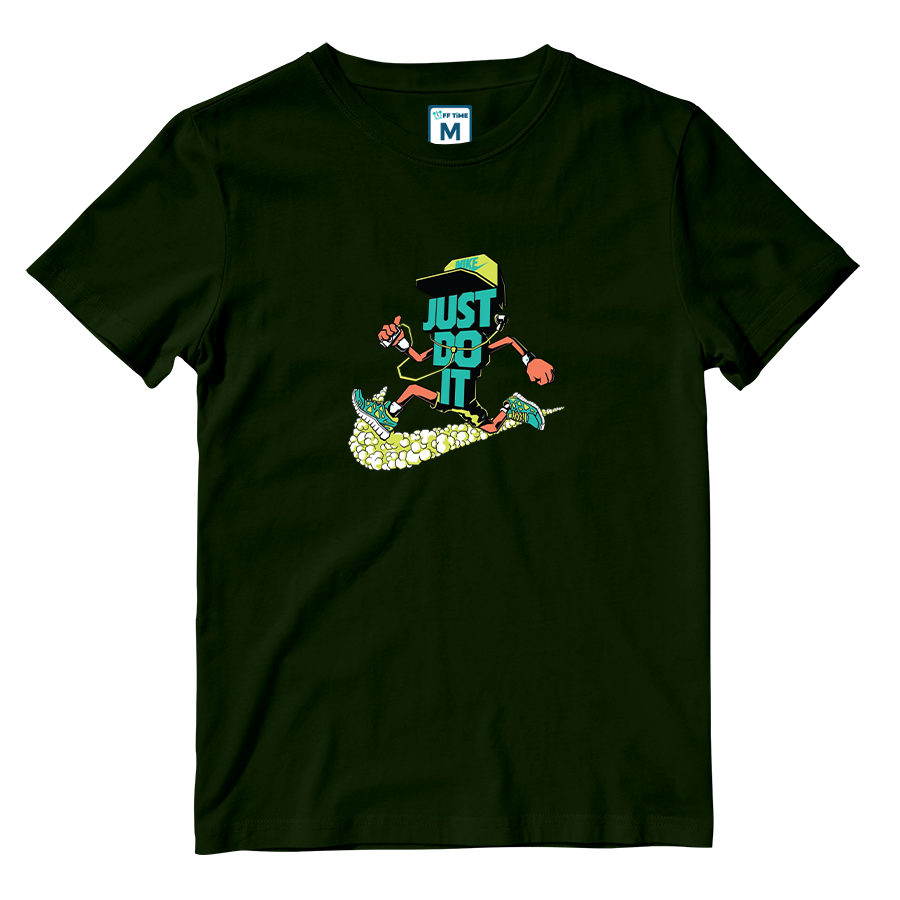 Cotton Shirt: Just Do it Run
