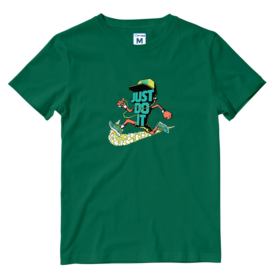 Cotton Shirt: Just Do it Run