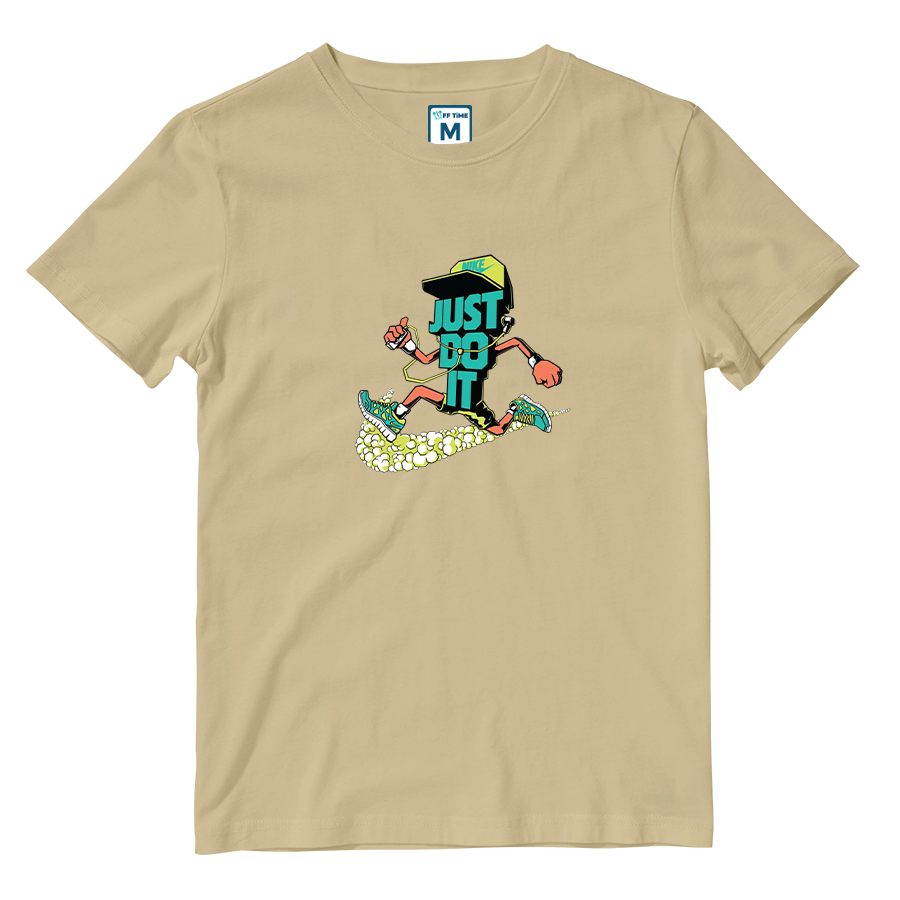 Cotton Shirt: Just Do it Run