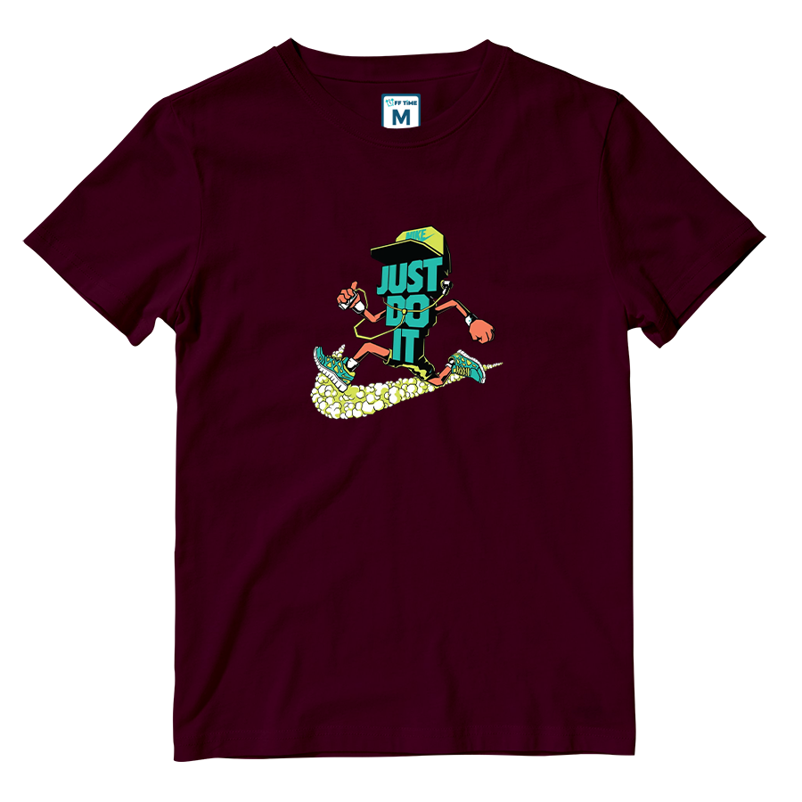Cotton Shirt: Just Do it Run