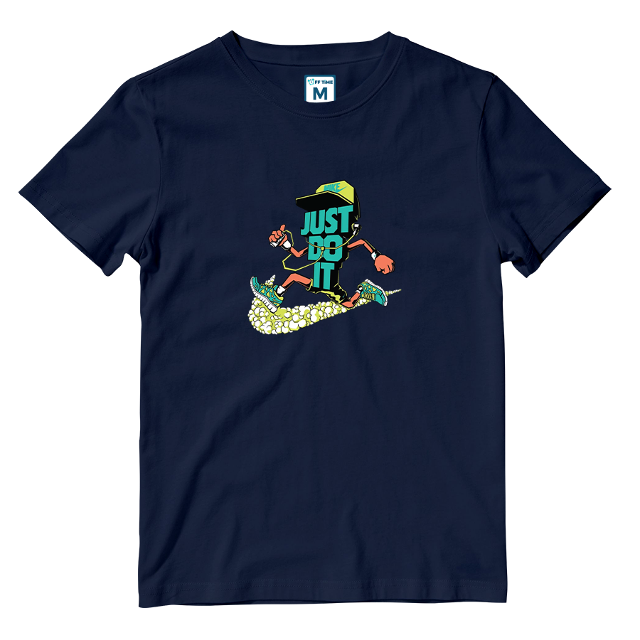 Cotton Shirt: Just Do it Run