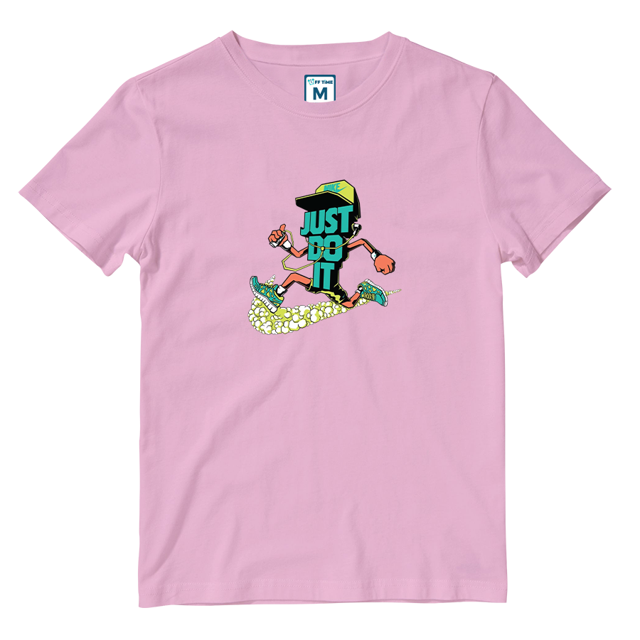 Cotton Shirt: Just Do it Run