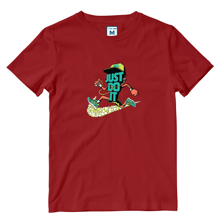 Cotton Shirt: Just Do it Run