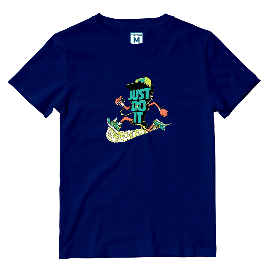 Cotton Shirt: Just Do it Run