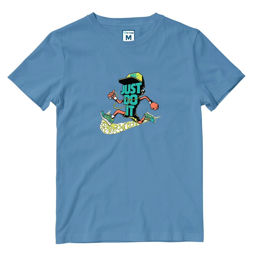 Cotton Shirt: Just Do it Run