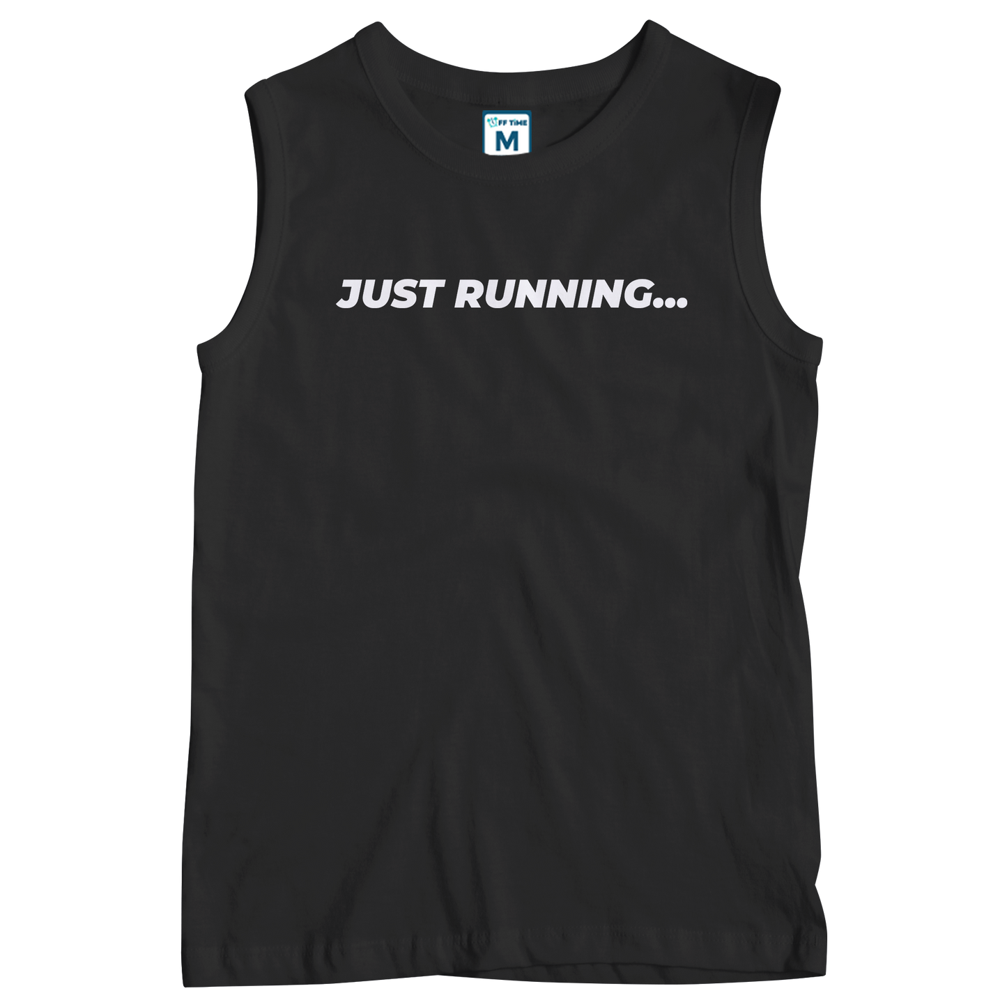 Sleeveless Drifit Shirt: Just Running