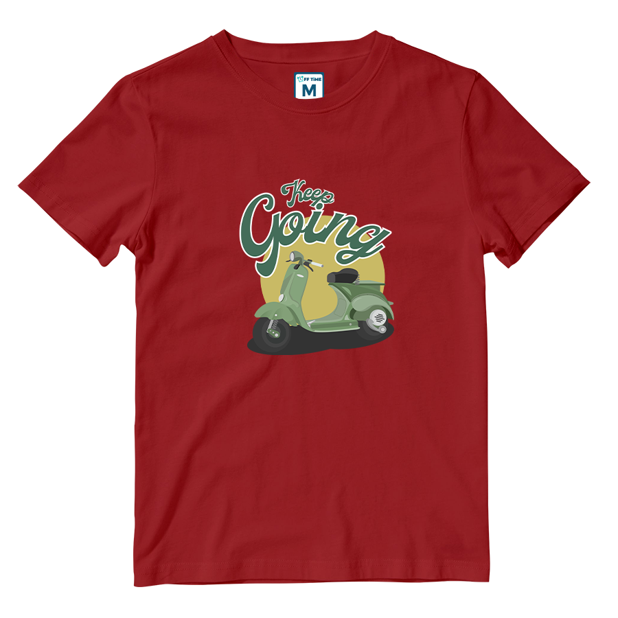Cotton Shirt: KEEP GOING