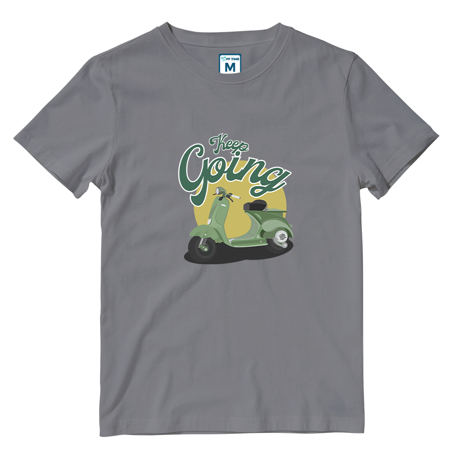 Cotton Shirt: KEEP GOING
