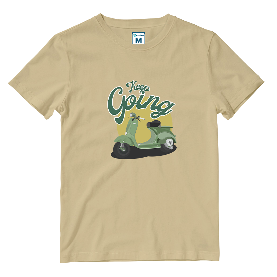 Cotton Shirt: KEEP GOING