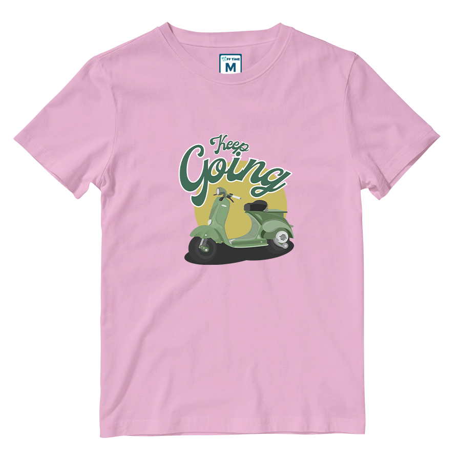 Cotton Shirt: KEEP GOING