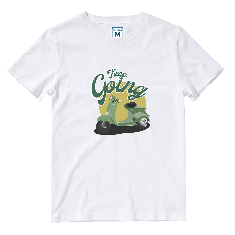 Cotton Shirt: KEEP GOING