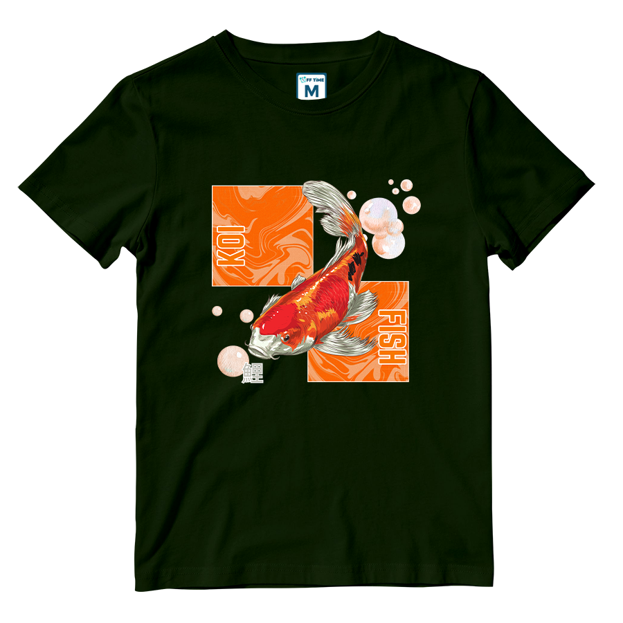 Cotton Shirt: KOI FISH