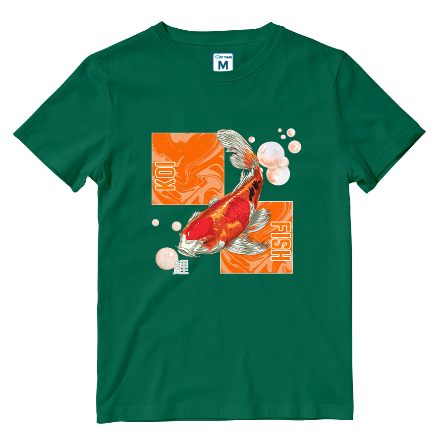 Cotton Shirt: KOI FISH