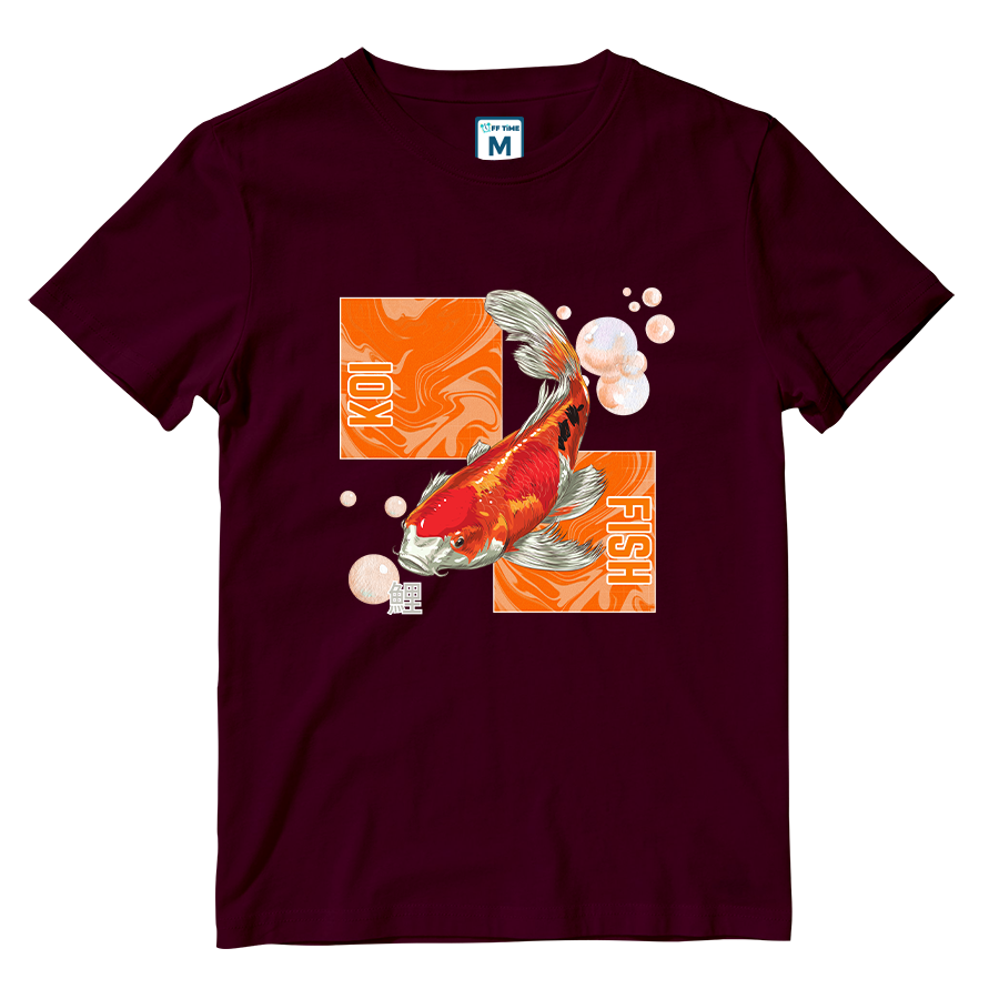 Cotton Shirt: KOI FISH