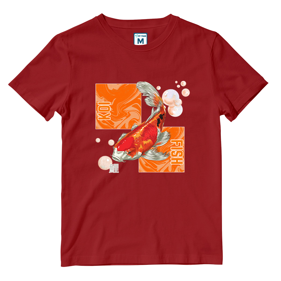 Cotton Shirt: KOI FISH