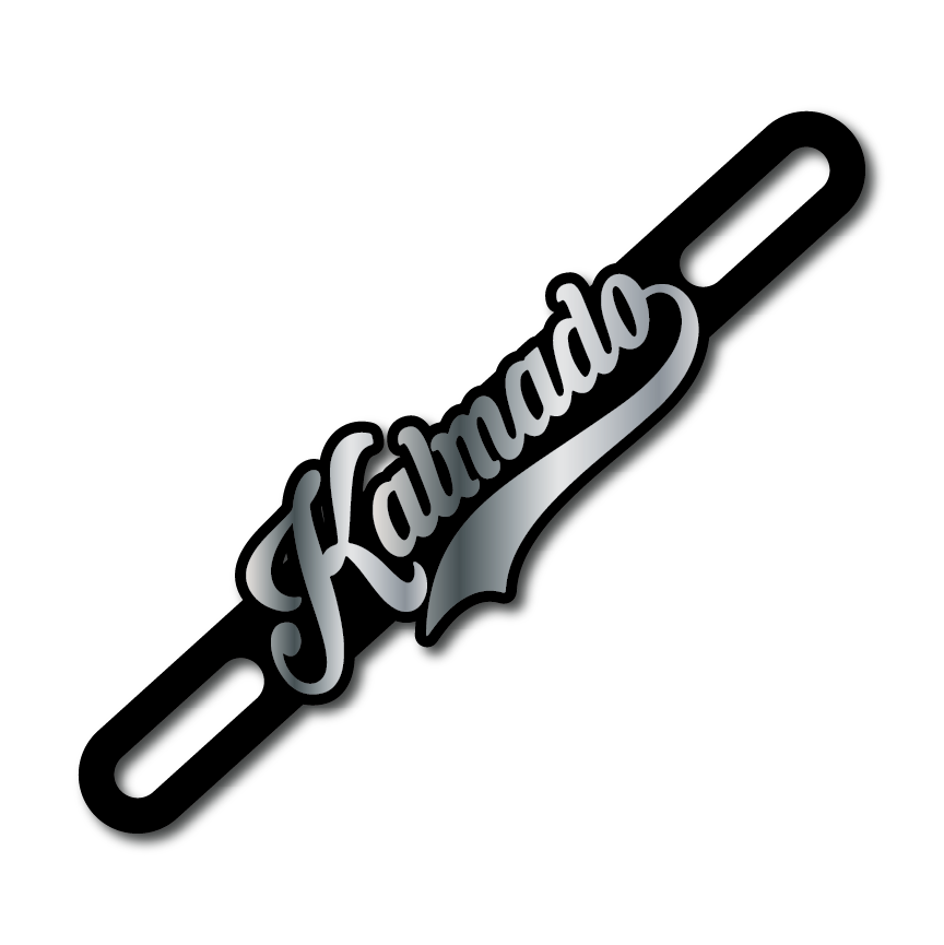 Motorcycle Plate Badge: Kalmado