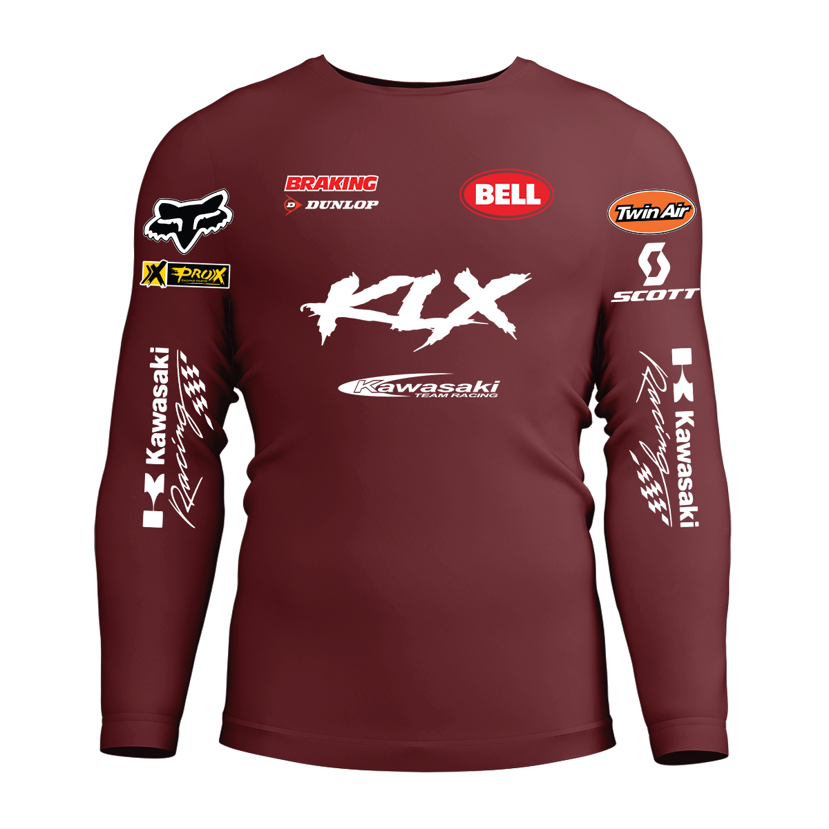 Long Sleeve Drifit Shirt: Kawasaki KLX