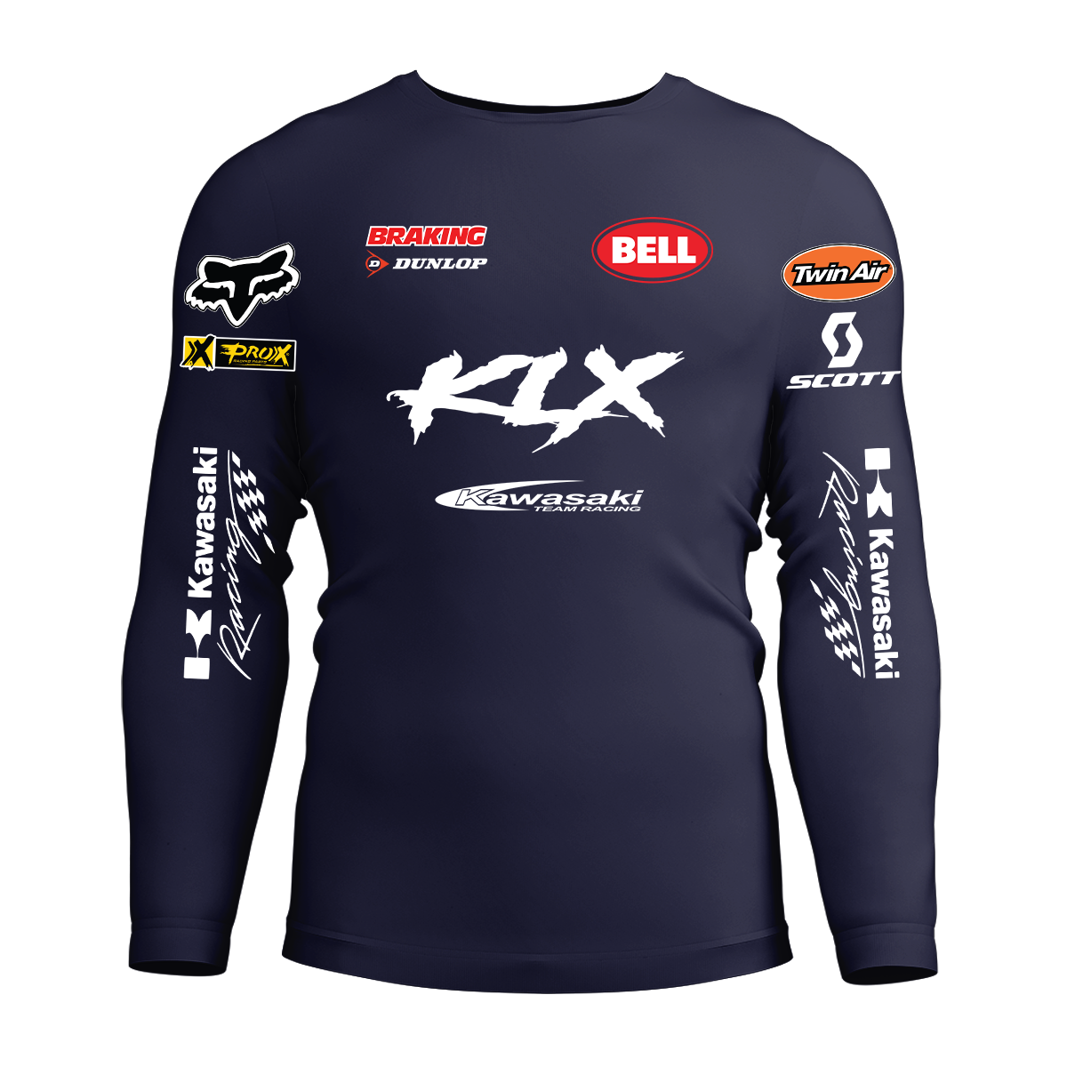 Long Sleeve Drifit Shirt: Kawasaki KLX