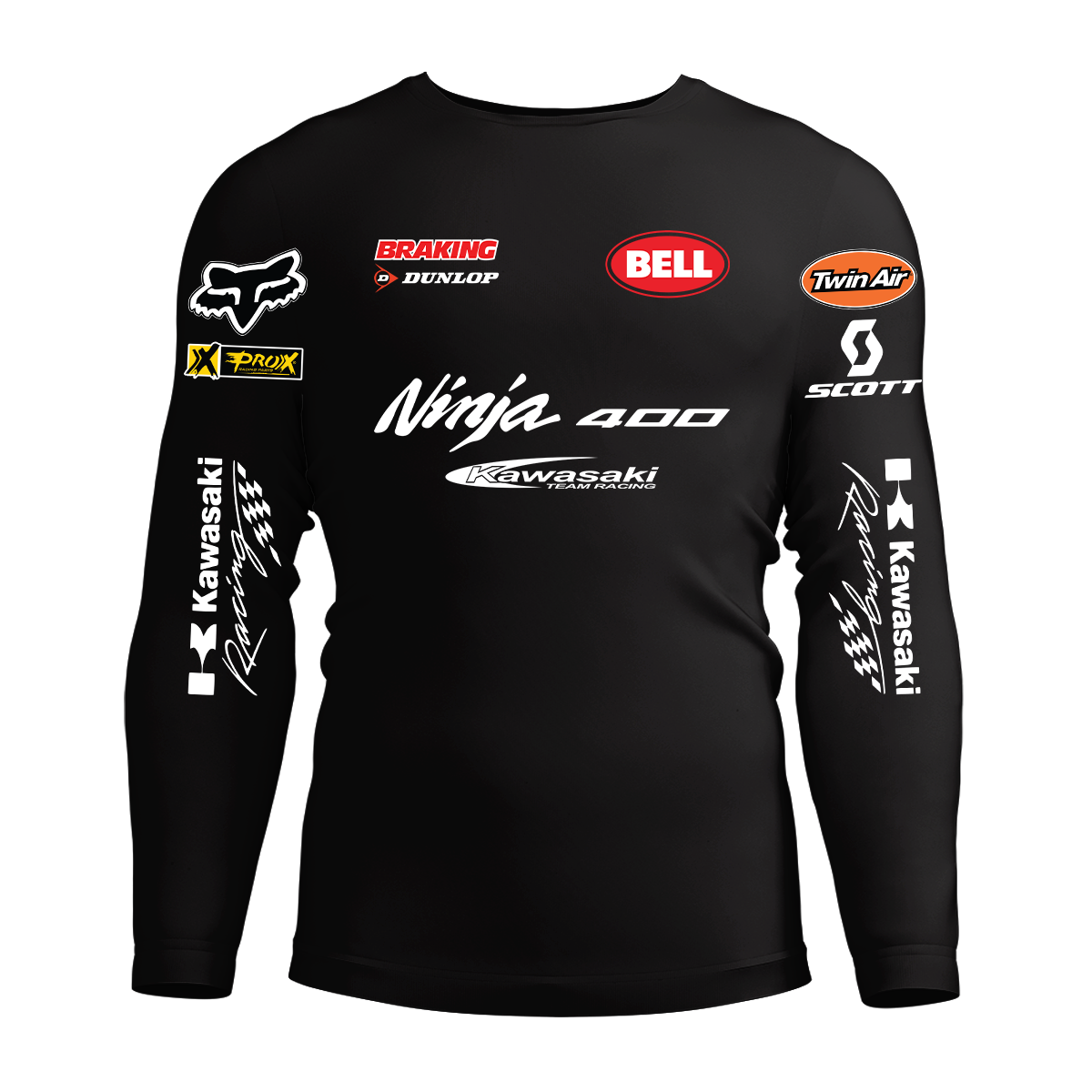 Long Sleeve Drifit Shirt: Kawasaki Ninja 400