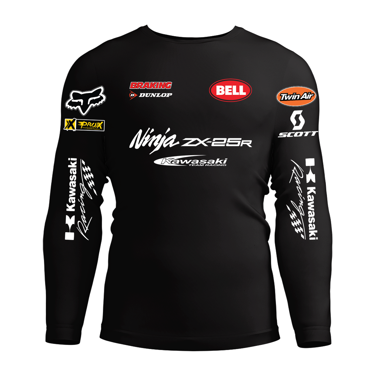 Long Sleeve Drifit Shirt: Kawasaki Ninja ZX25R