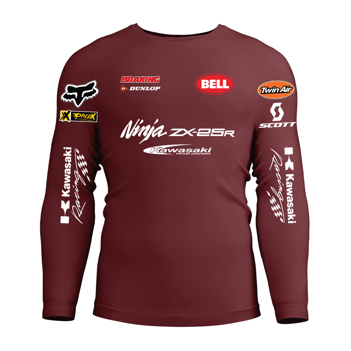 Long Sleeve Drifit Shirt: Kawasaki Ninja ZX25R