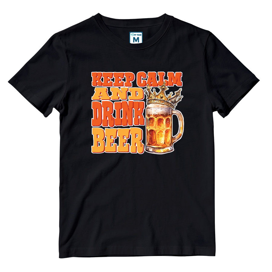 Cotton Shirt: Keep Calm Beer
