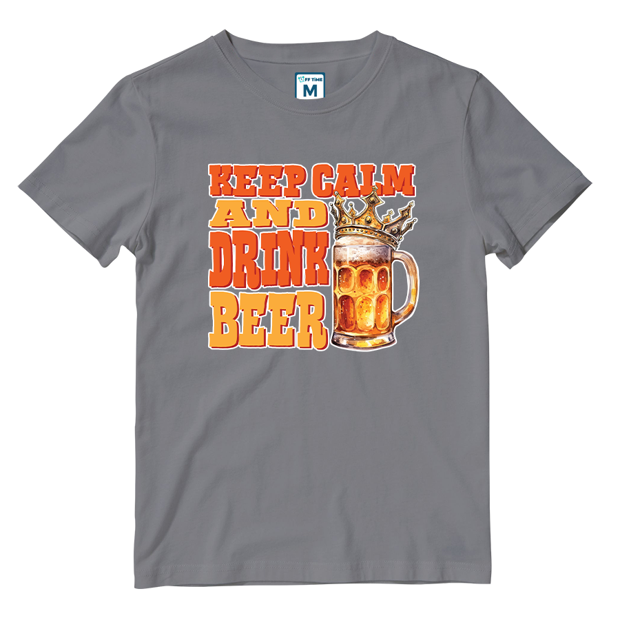 Cotton Shirt: Keep Calm Beer