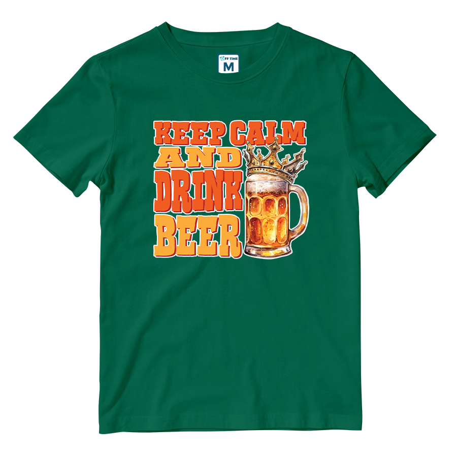 Cotton Shirt: Keep Calm Beer