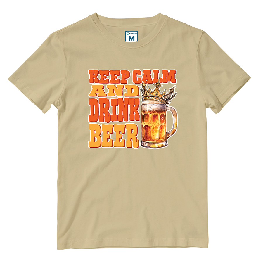 Cotton Shirt: Keep Calm Beer