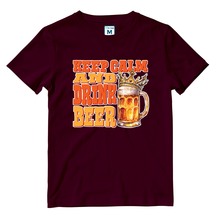 Cotton Shirt: Keep Calm Beer