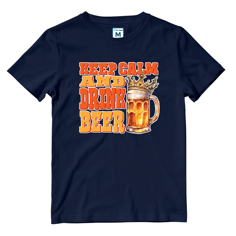 Cotton Shirt: Keep Calm Beer