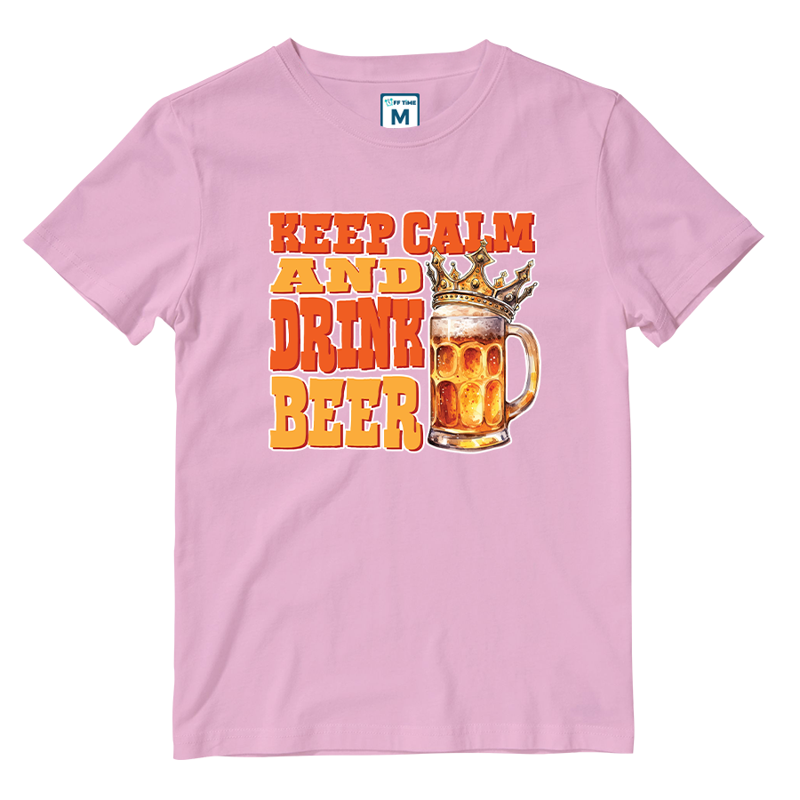 Cotton Shirt: Keep Calm Beer